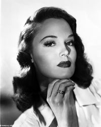Dorothy Hart portrait photo print fingers under chin