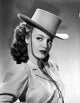 Dorothy Hart Portrait in Stripes Blouse Photo Print showcasing vintage fashion.