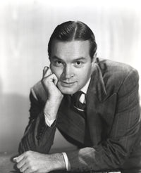 Bob Hope portrait photo print in formal suit with hand on face