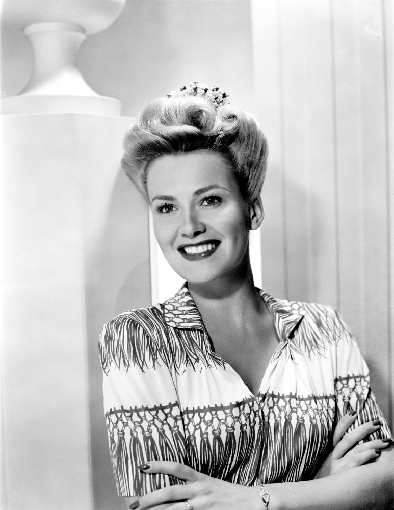 Betty Hess on a Printed Top Photo Print