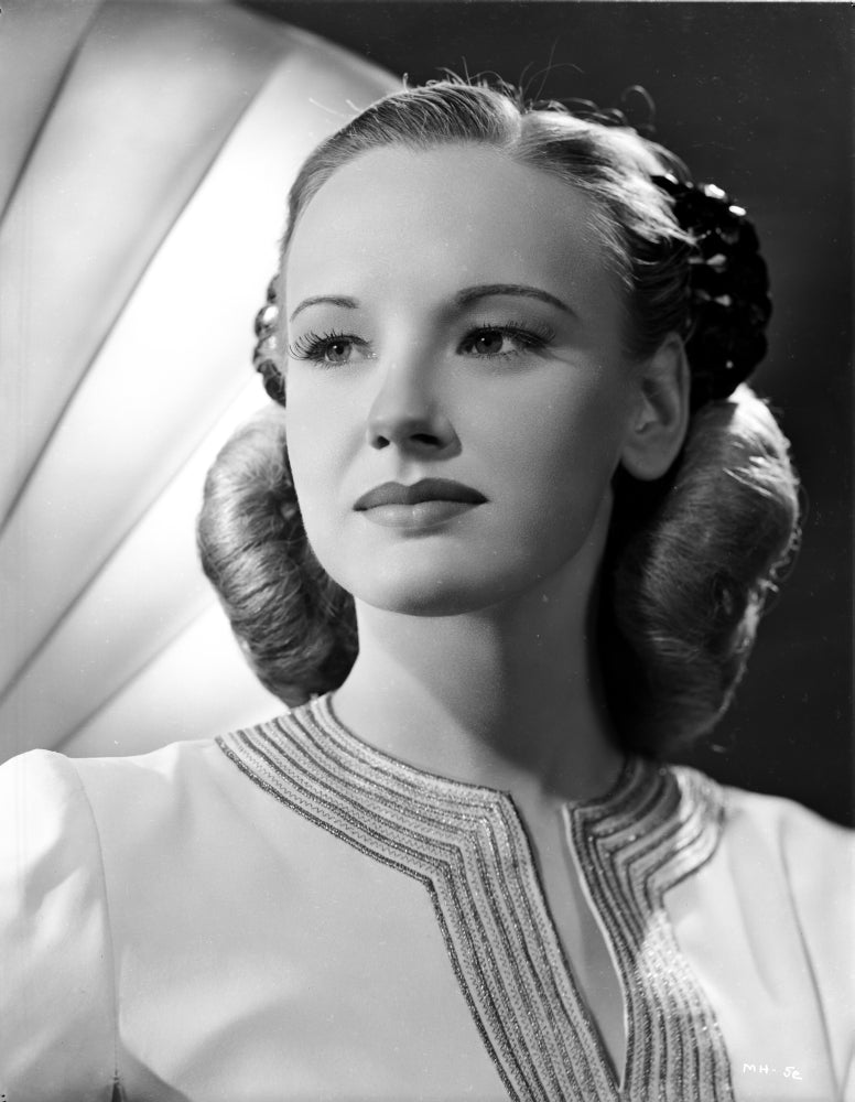 Martha Holliday on a Dress Portrait Photo Print