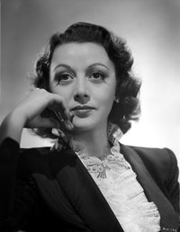 Ann Hunter Portrait Photo Print - Leaning Cheek on Hand
