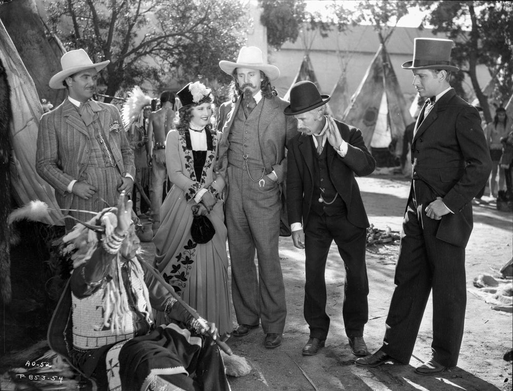 Annie Oakley Photo Print showcasing a scene from the Wild West.