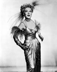 Betty Hutton Photo Print in a Silk Dress