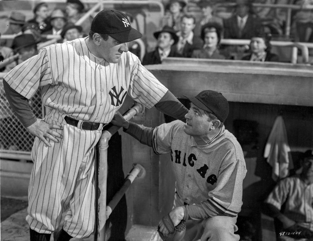 A scene from The Babe Ruth Story photo print showcasing baseball history.