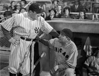 A scene from The Babe Ruth Story photo print showcasing baseball history.