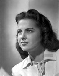 Martha Hyer Looking Away Portrait Photo Print showcasing classic Hollywood glamour.
