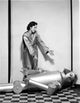 Lois January Helping the Robot to Get Up Photo Print