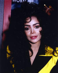 Latoya Jackson Portrait Photo Print in Black Shirt