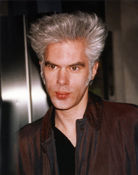 Close-up portrait photo print of filmmaker Jim Jarmusch