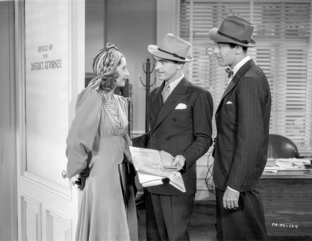 A scene from The Mad Miss Manton Photo Print showcasing classic cinema.
