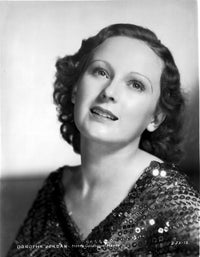 Dorothy Jordan smiling in a sequin top Photo Print