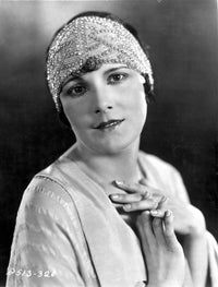 Leatrice Joy classic portrait photo print with sequin headband.
