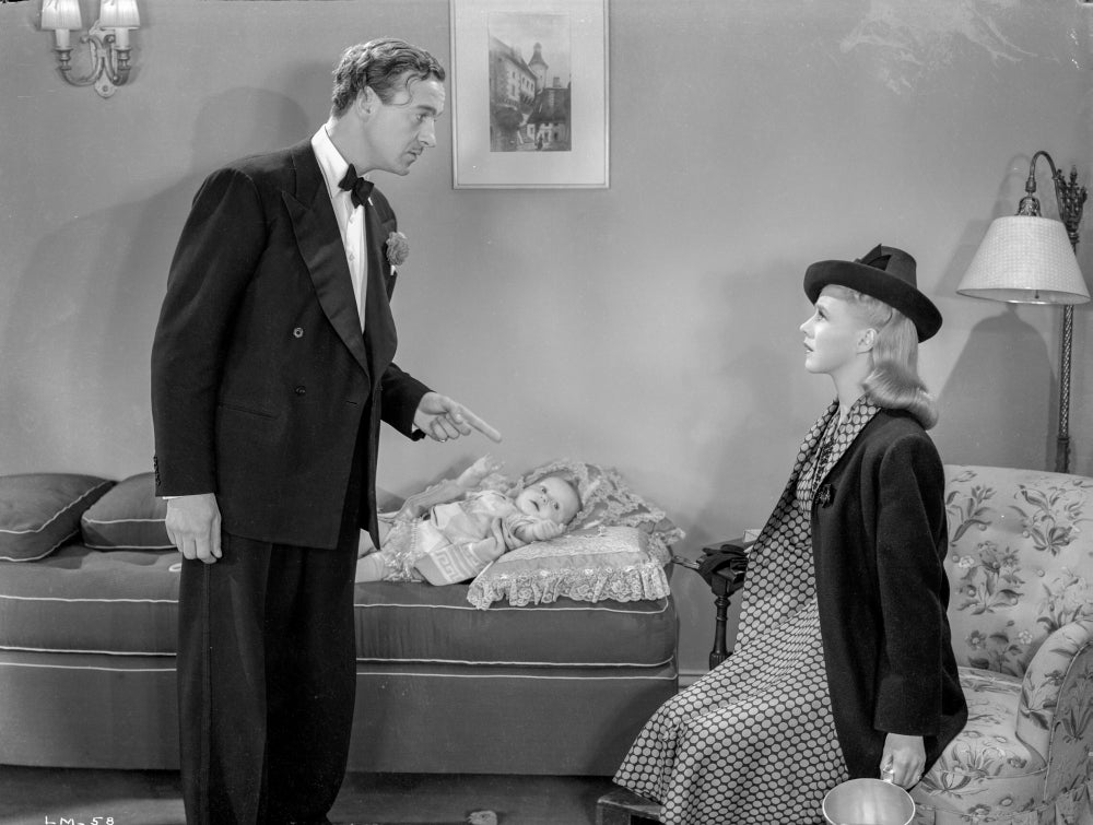Scene from Bachelor Mother Photo Print, classic film scene
