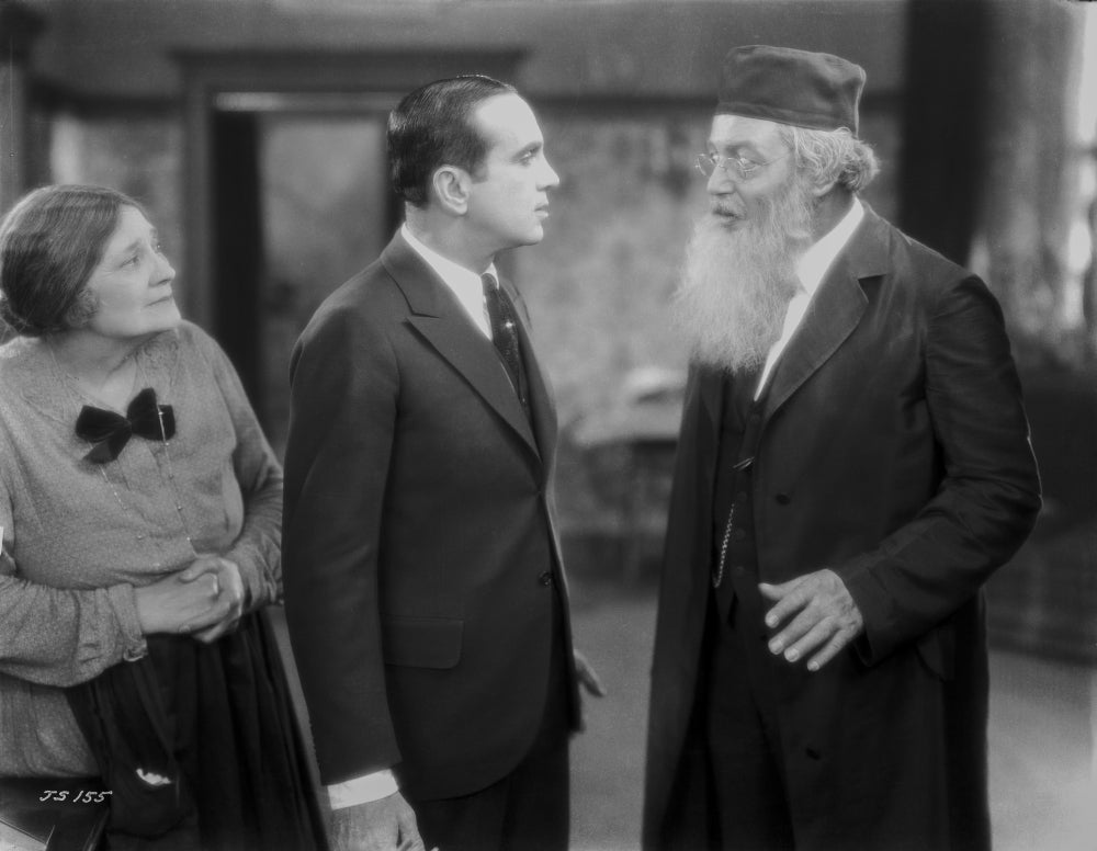 Al Jolson classic movie scene photo print featuring a man with a beard.