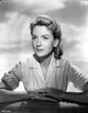 Deborah Kerr leaning hands on table photo print