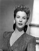 Andrea King posed photo print on silk top, showcasing classic Hollywood elegance.