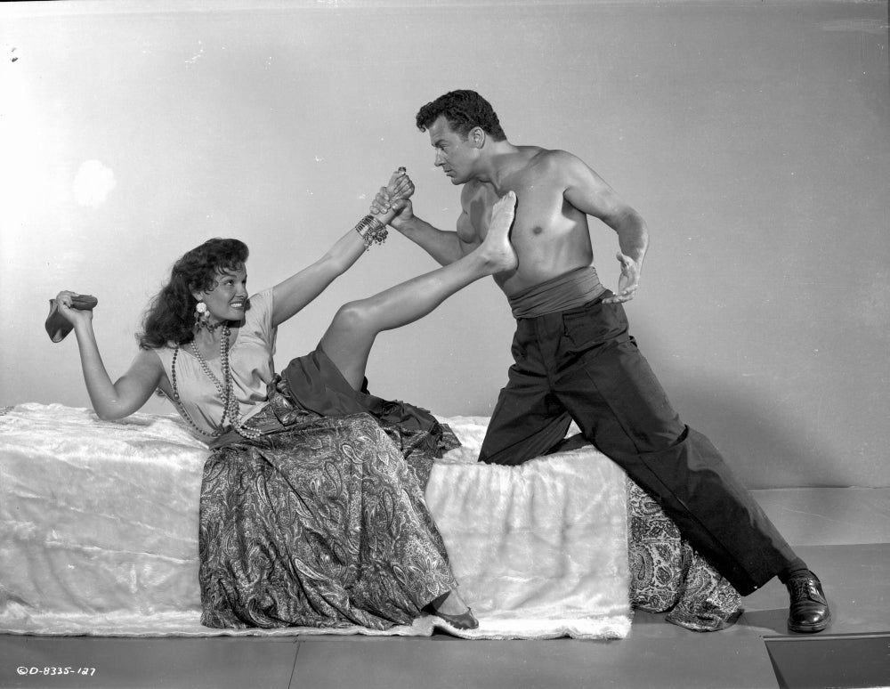A Scene from Hot Blood Photo Print showcasing a powerful cinematic moment.