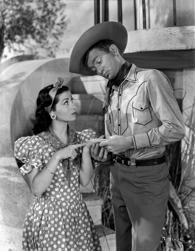 A Scene From They Met in Argentina Photo Print - vibrant and classic film scene.