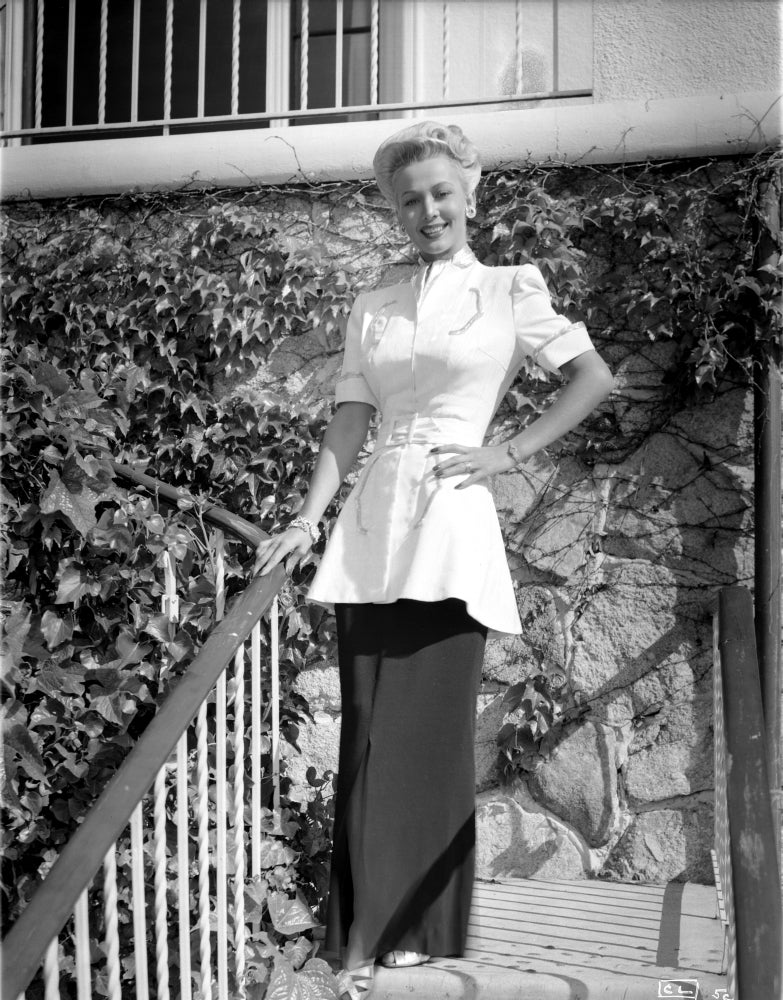 Carole Landis posed and smiling photo print