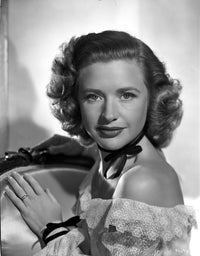 Priscilla Lane Off-Shoulder Lace Posed Photo Print
