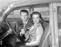 Las Vegas Story Holding Pistol Couple Portrait Photo Print