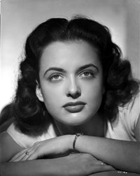 Vickie Lester Leaning and Looking Up Photo Print showcasing elegance and charm.