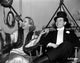 Carole Lombard laughing photo print capturing classic Hollywood charm.