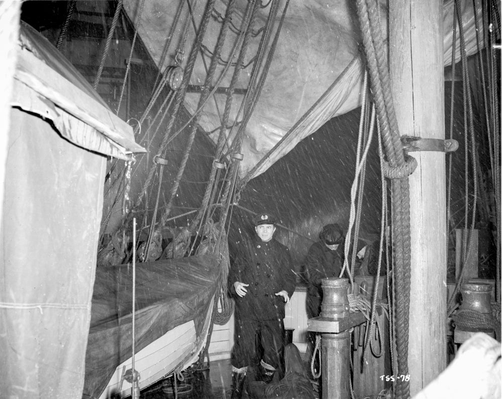 On the Set of The Devil's Skipper Photo Print showcasing classic film scene.