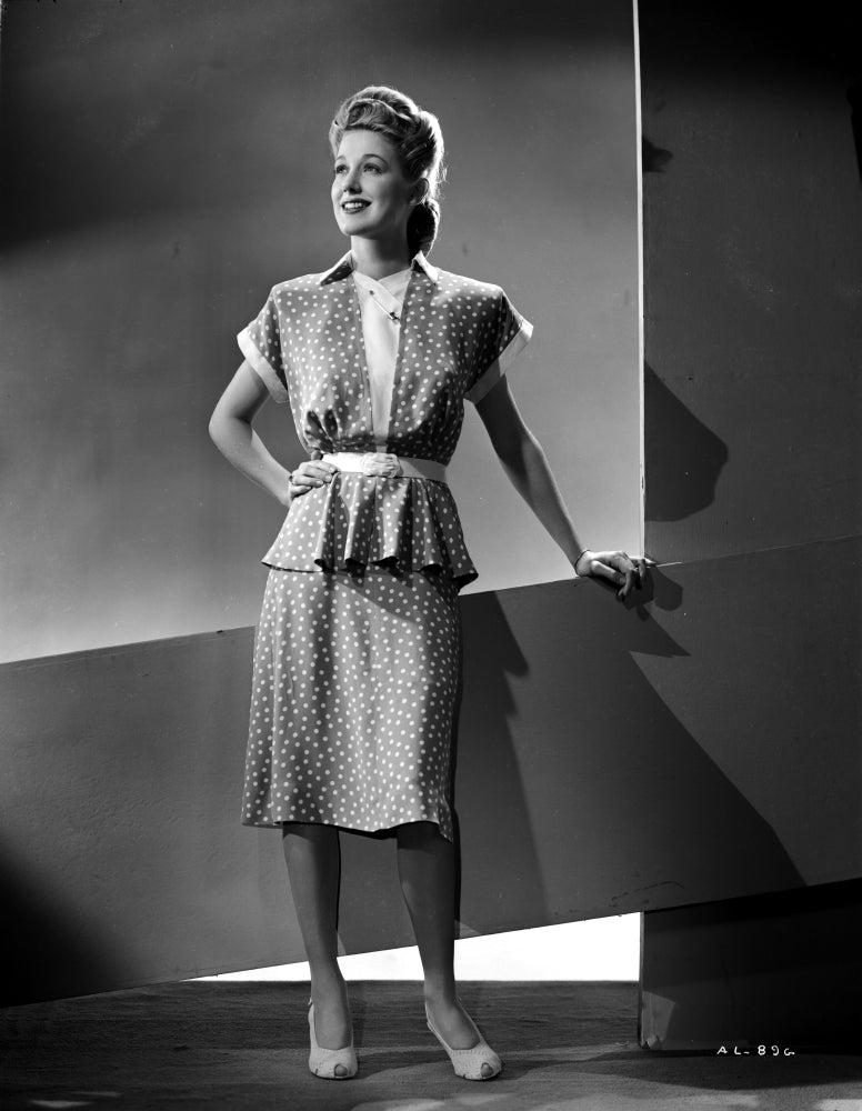 Audrey Long standing portrait photo print showcasing her elegance.