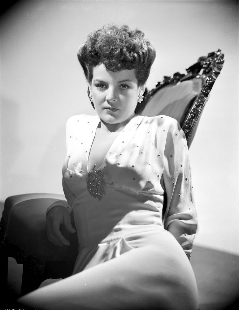 Marjorie Lord Reclining Pose Photo Print - Elegant vintage photography.