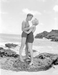 From Here To Eternity couple going to kiss photo print
