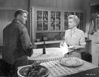 From Here To Eternity Woman in Stripes with Man in Black Photo Print