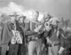 She Wore A Yellow Ribbon movie scene photo print showing men in formation.