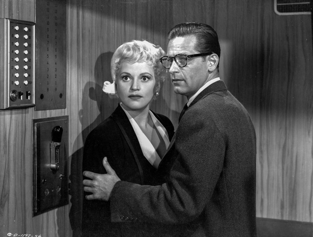 Born Yesterday movie still photo print featuring a man and woman.