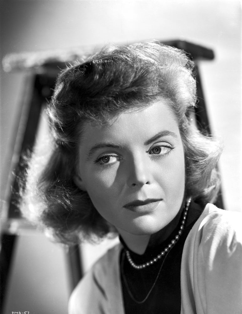 Dorothy McGuire classic photo print looking away, vintage style.