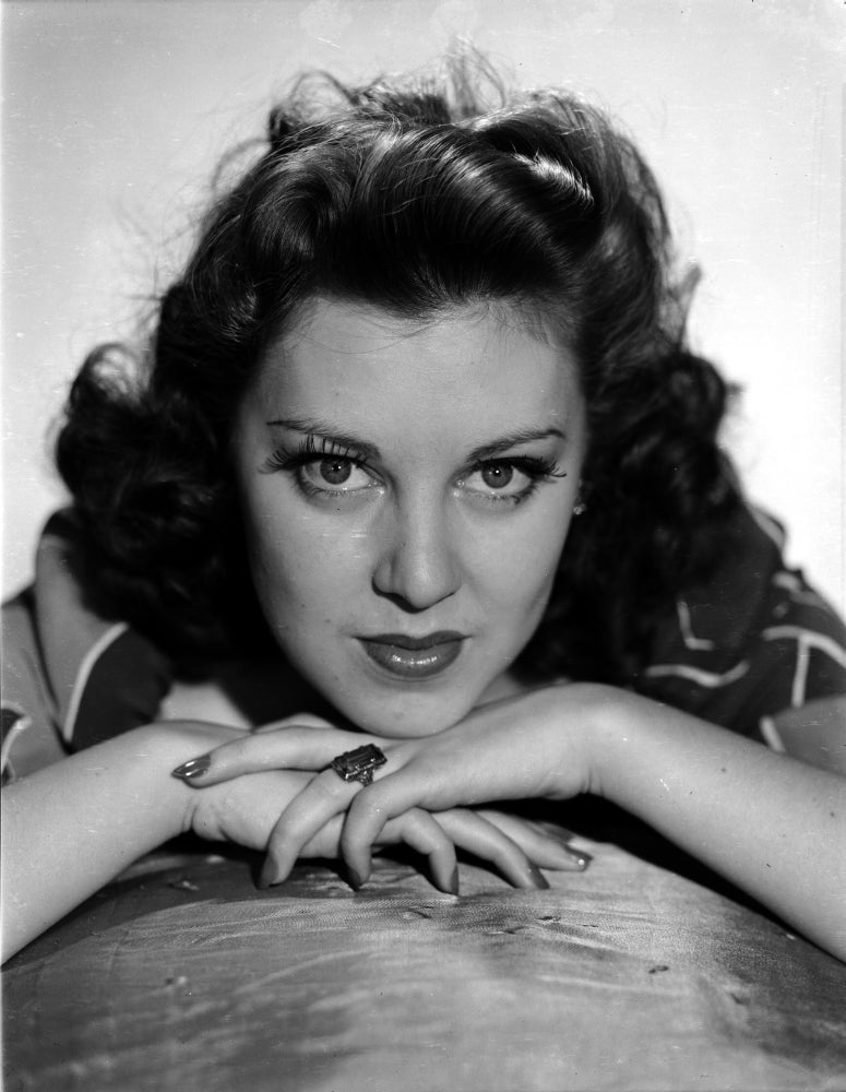 Fay McKenzie Leaning on Hands Photo Print