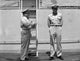 Mister Roberts Two Sailors Talking in Black and White Photo Print