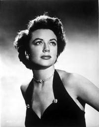 Dorothy Malone posed in a halter top looking up - photo print.