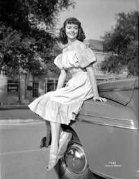 Dorothy Malone Vintage Car Photo Print 8x10