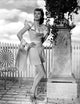 Dorothy Malone photo print in a ruffled top, posing elegantly.