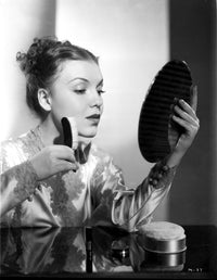 Margo Portrait Photo Print - Putting Powder on Face