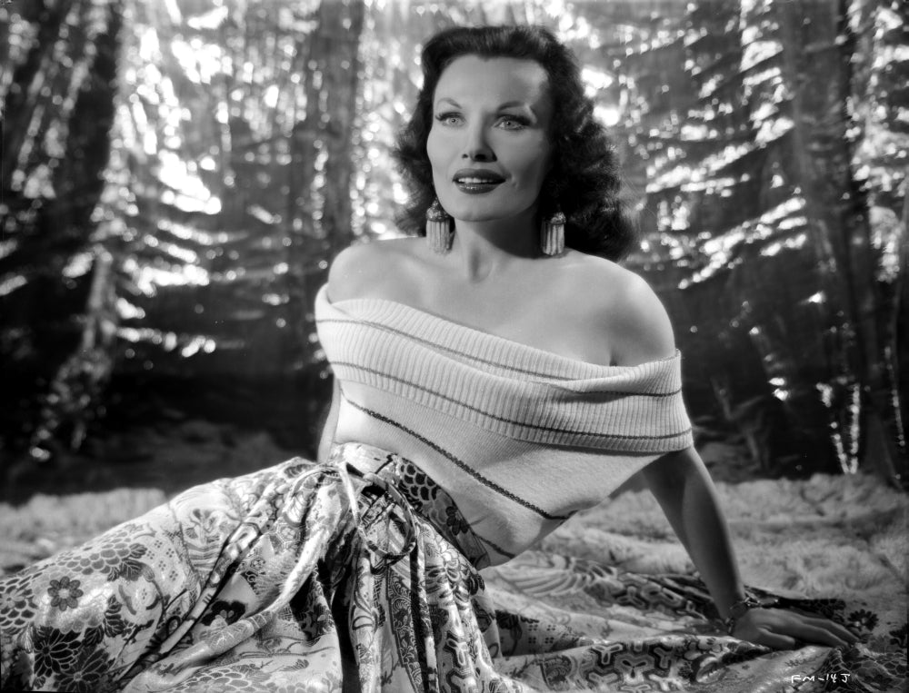 Florence Marley Knitted Off-Shoulder Reclining Pose Photo Print