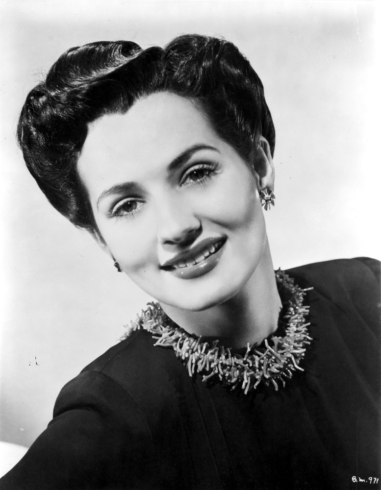 Brenda Marshall Portrait Photo Print, vintage Hollywood glamour