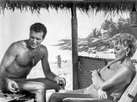 Love Has Many Faces Couple Talking in Movie Scene Photo Print