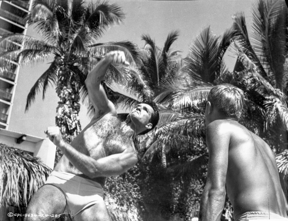 Love Has Many Faces photo print featuring two men in a movie scene.