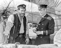 Lord Jim Two Men Talking in The Boat Photo Print