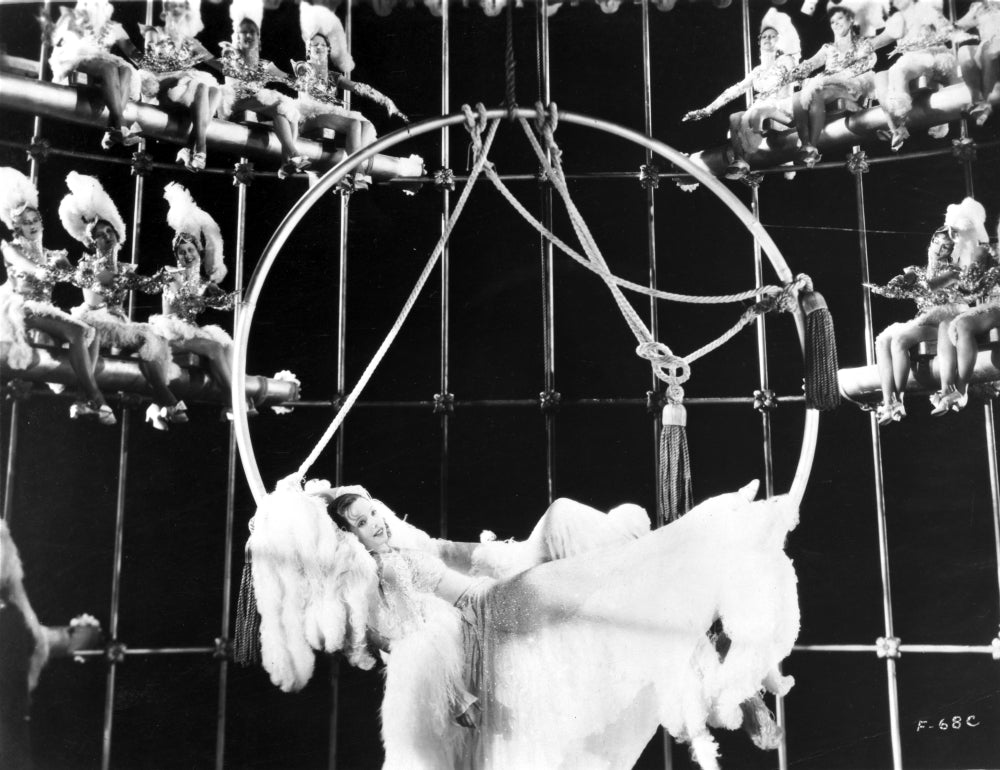 Jessie Matthews Circus Ring Portrait Photo Print featuring vintage performance art.