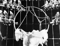 Jessie Matthews Circus Ring Portrait Photo Print featuring vintage performance art.