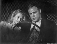 Chase Driving in Black Suit and White Dress Photo Print